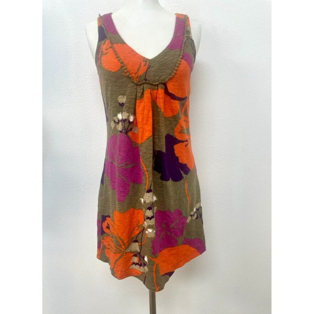 Boden Tarifa Floral Sleeveless Multicolor Tropical Mini Dress Career Size‎ 4
